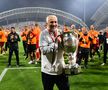 Dan Petrescu, după ce CFR Cluj a câștigat Cupa României în finala cu Hermannstadt // foto: Cristi Preda