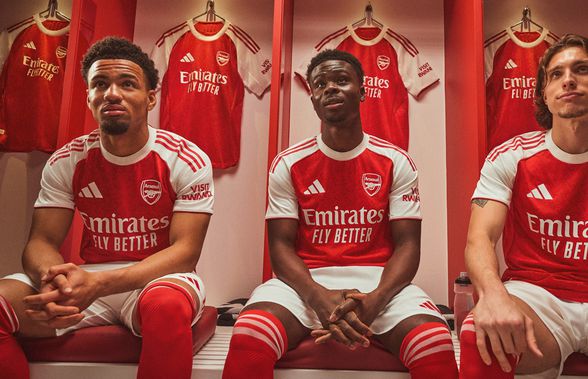 Arsenal și-a prezentat noul echipament pentru sezonul 2025-2026